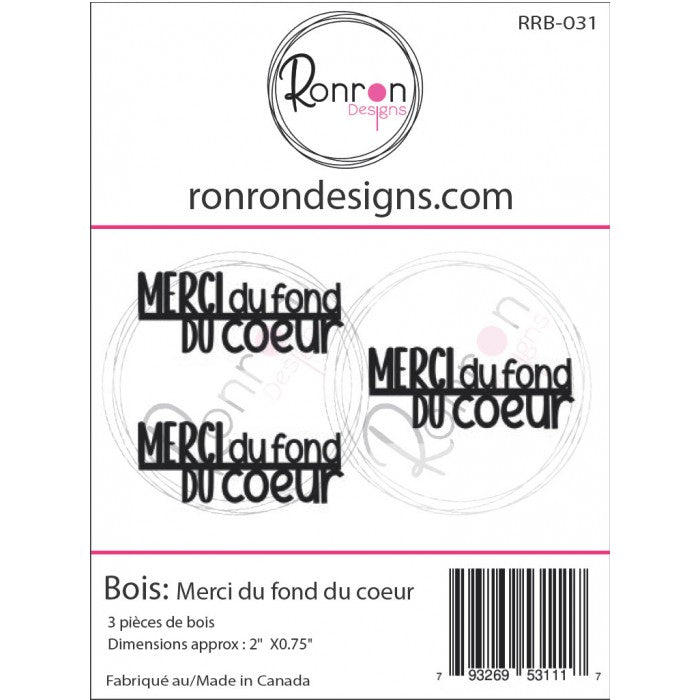 Bois: Merci Du Fond Du Coeur