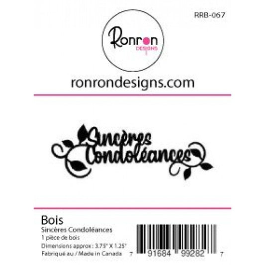 Bois: Sincères Condoléances