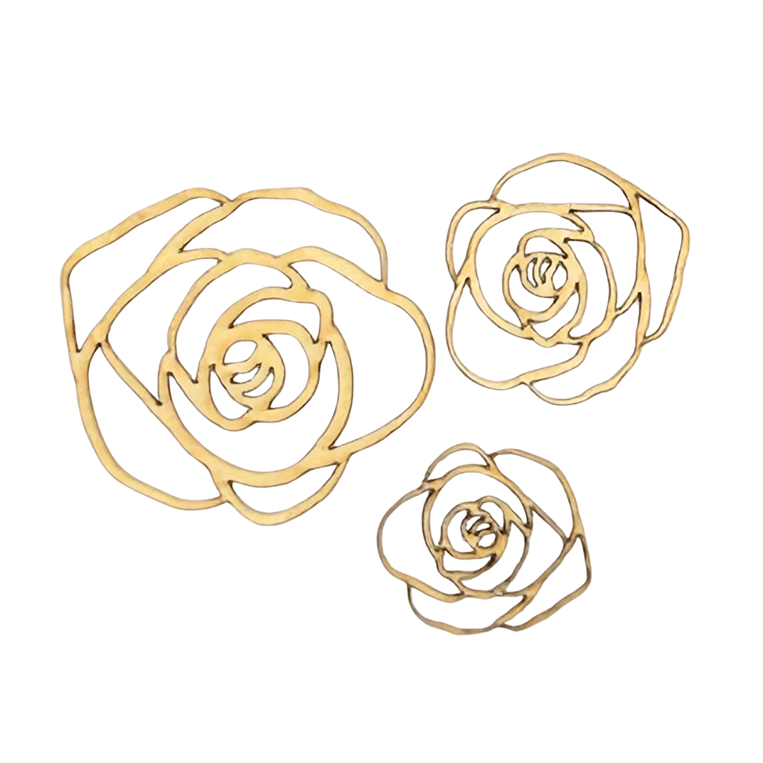 Wood: Delicate Roses