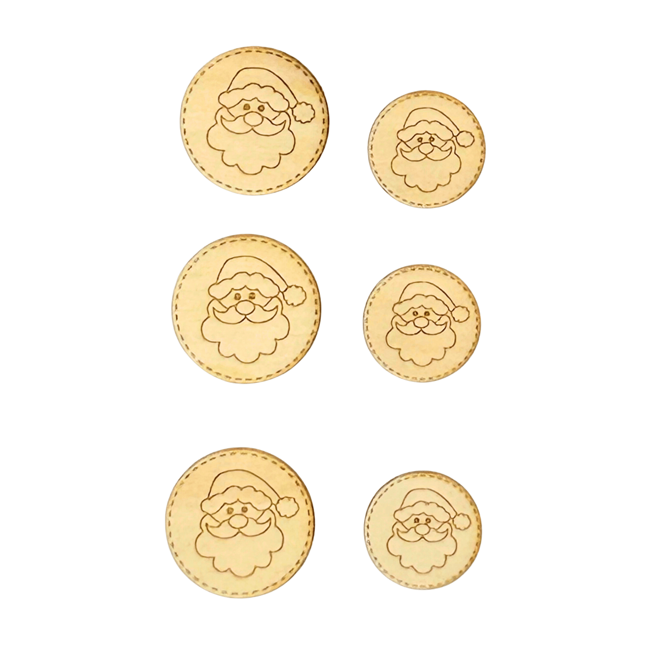 Wood: Santa Claus lozenges