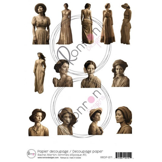 Papier de riz: Rachel Martin: Femmes d'Epoque
