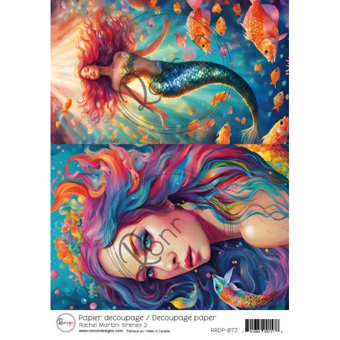 Papier de riz: Rachel Martin: Sirenes 2