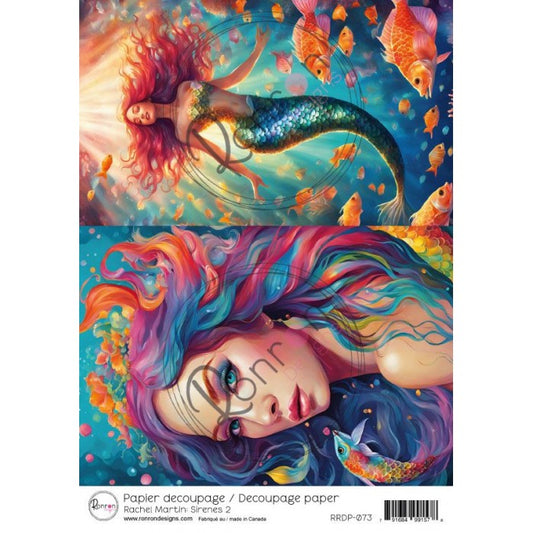 Papier de riz: Rachel Martin: Sirenes 2