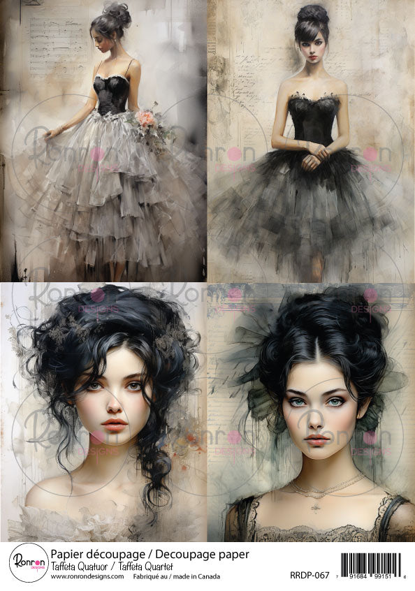 Rice paper: Taffeta Quartet