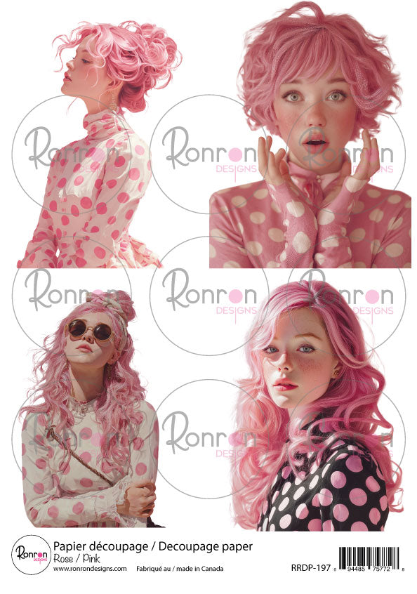 Papier De Riz: Rose