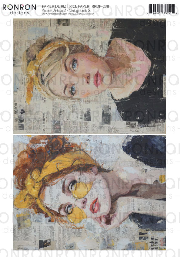 Papier De Riz: Aspect Vintage 2