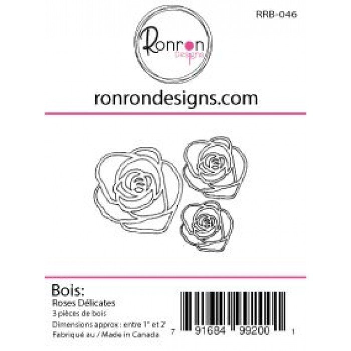 Wood: Delicate Roses