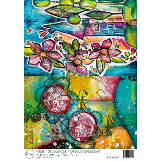Rice Paper: Marika Lemay - Floral Duo