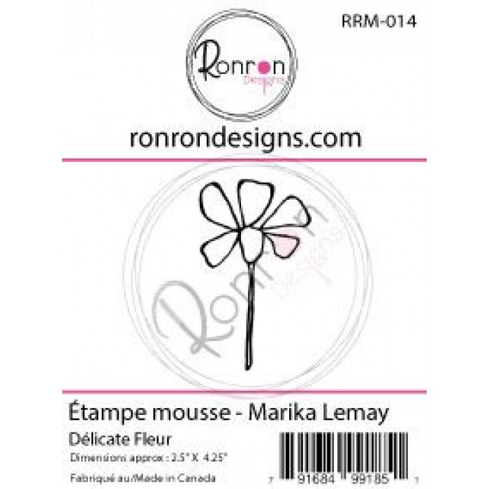 Étampe De Mousse: Marika Lemay - Délicate Fleur