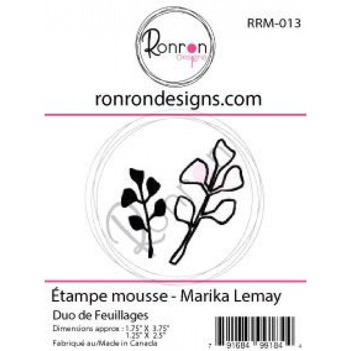 Étampe De Mousse: Marika Lemay - Duo De Feuillages