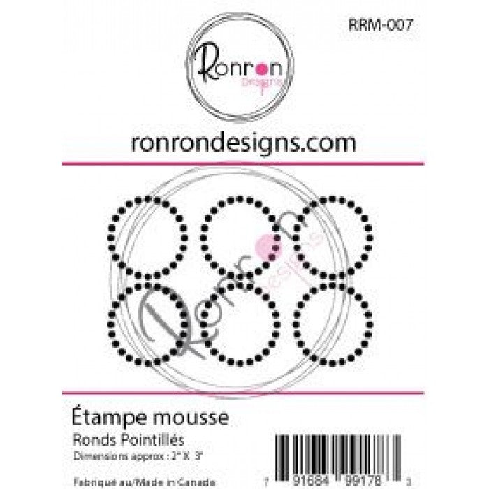 Étampe De Mousse: Ronds Pointillés