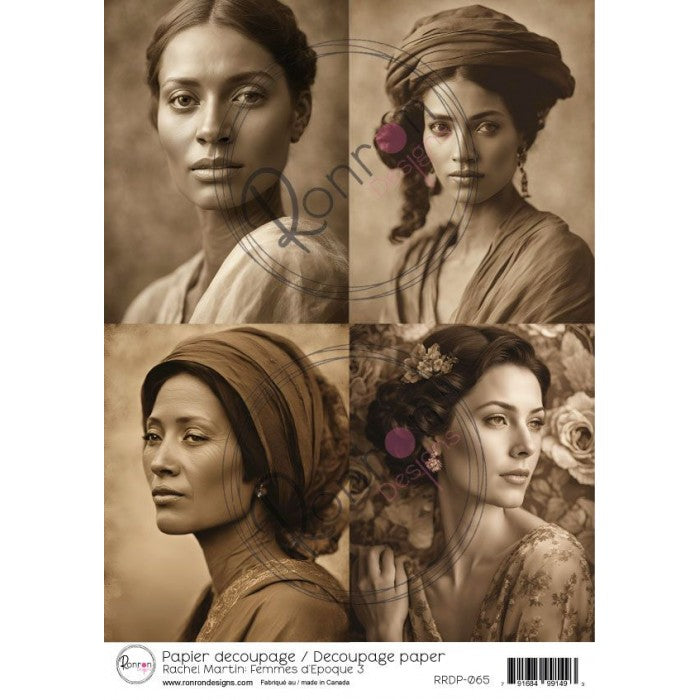 Papier de riz: Rachel Martin: Femmes d'Epoque 3