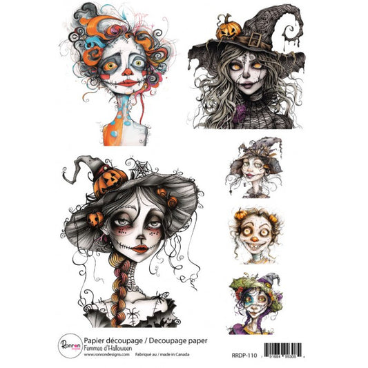 Papier De Riz: Femmes D'Halloween