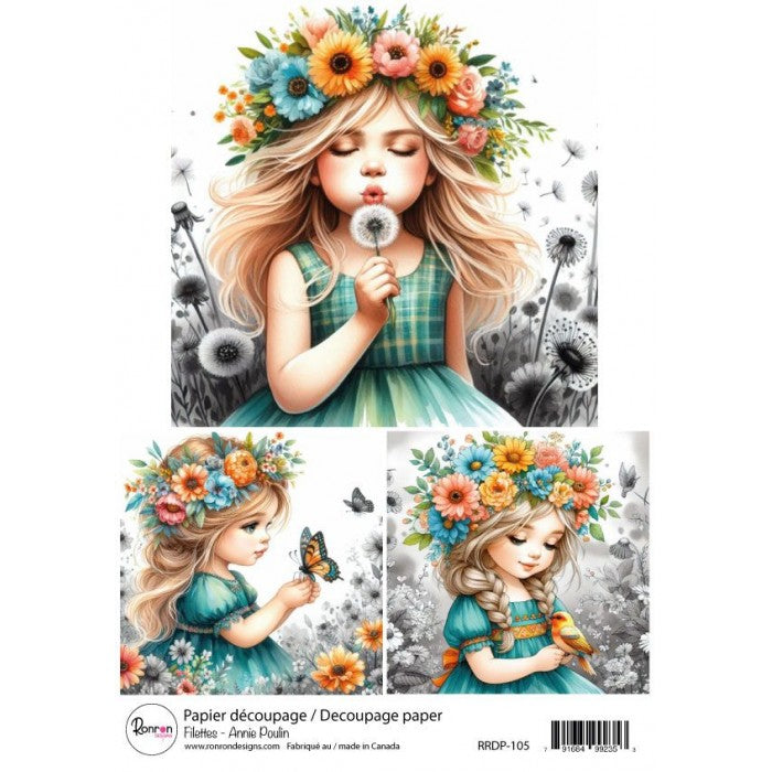 Papier De Riz: Annie Poulin - Fillettes