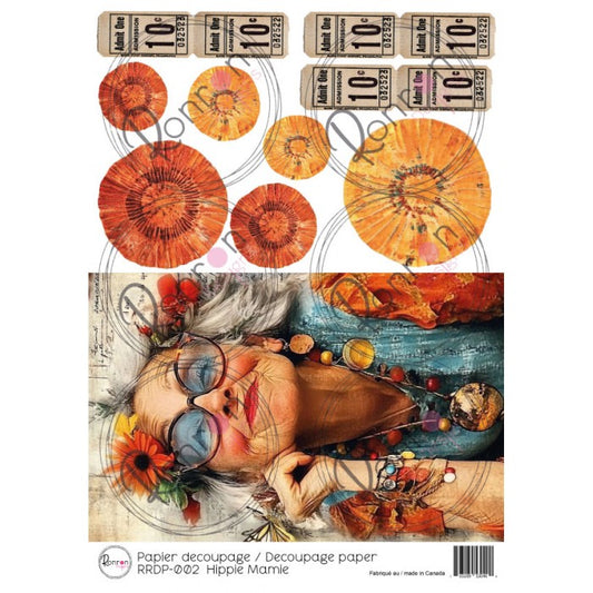 Papier De Riz: Hippie Mamie
