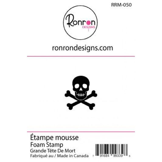 Étampe De Mousse: Grande Tête De Mort