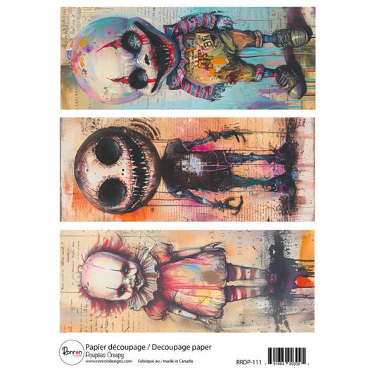 Papier De Riz: Poupées Creepy