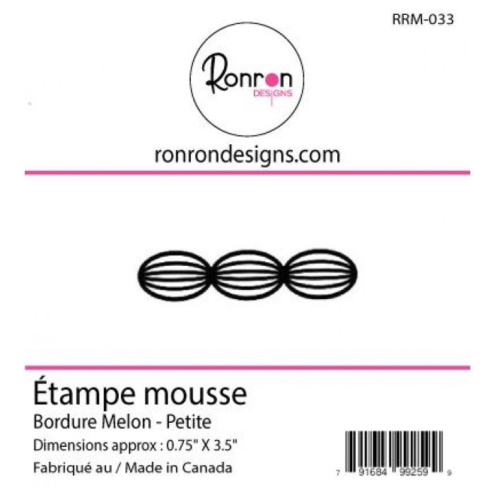Étampe De Mousse: Bordure Melon - Petite