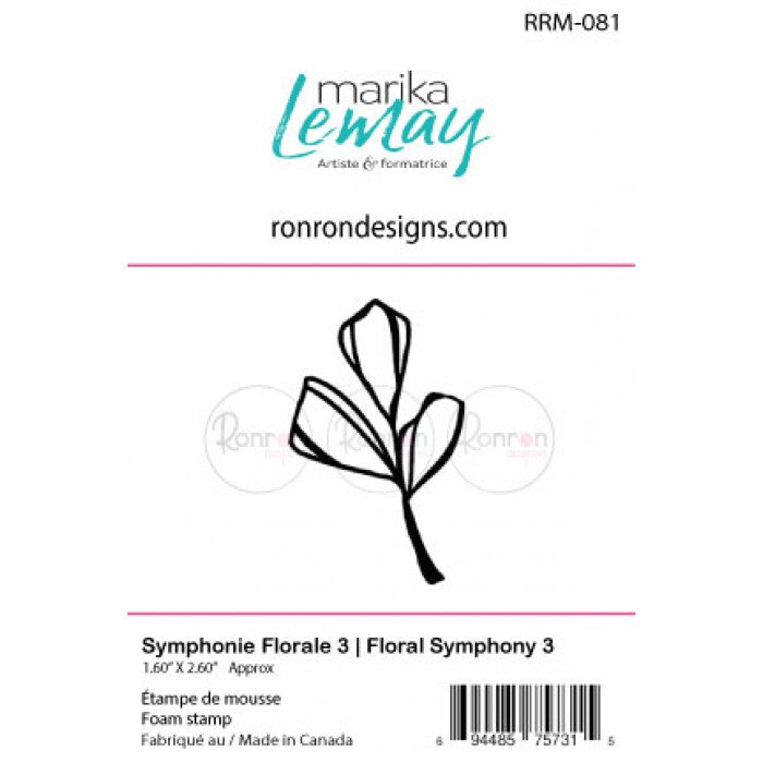 Étampe De Mousse: Symphonie Florale 3