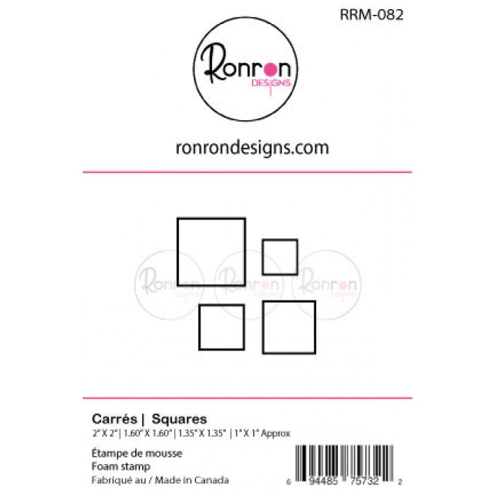 Étampe De Mousse: Carrés