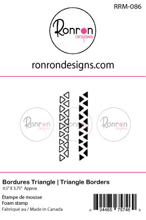 Étampe De Mousse: Bordures Triangle
