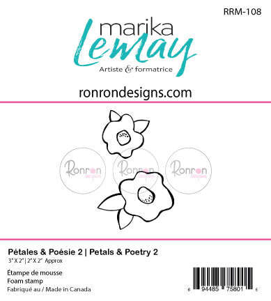 Étampe De Mousse: Pétales & Poésie 2