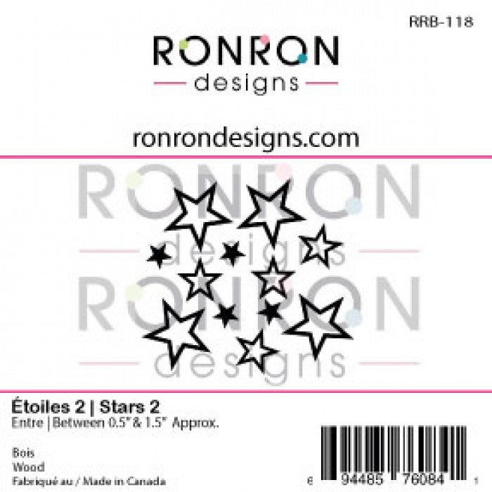 Ronron Designs Bois: Étoiles 2