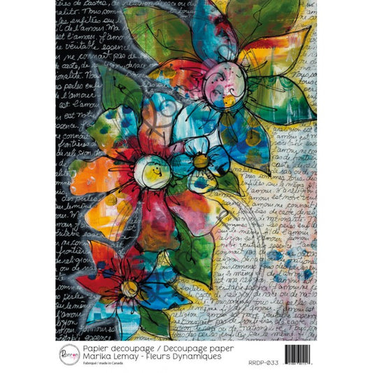Rice paper: Marika Lemay Dynamic Flowers