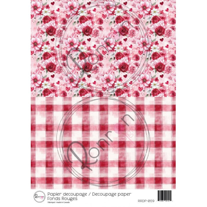Rice paper: Red backgrounds