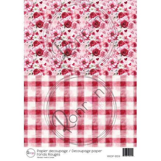 Rice paper: Red backgrounds