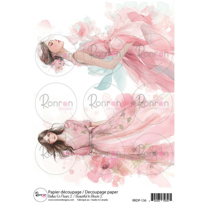 Papier De Riz: Belles En Fleurs 2