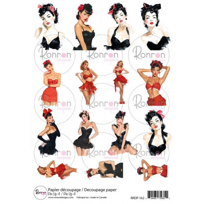 Papier De Riz: Pin Up 4