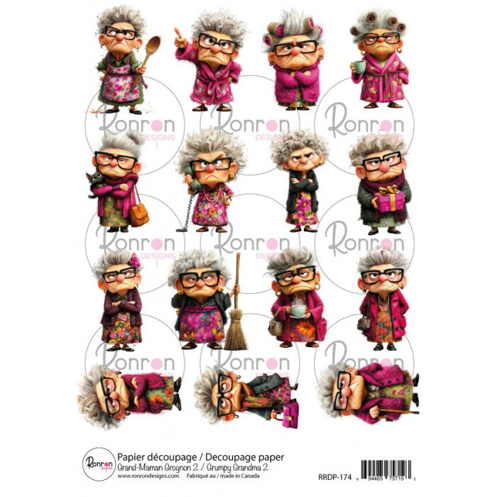 Papier De Riz: Grand-Maman Grognon 2