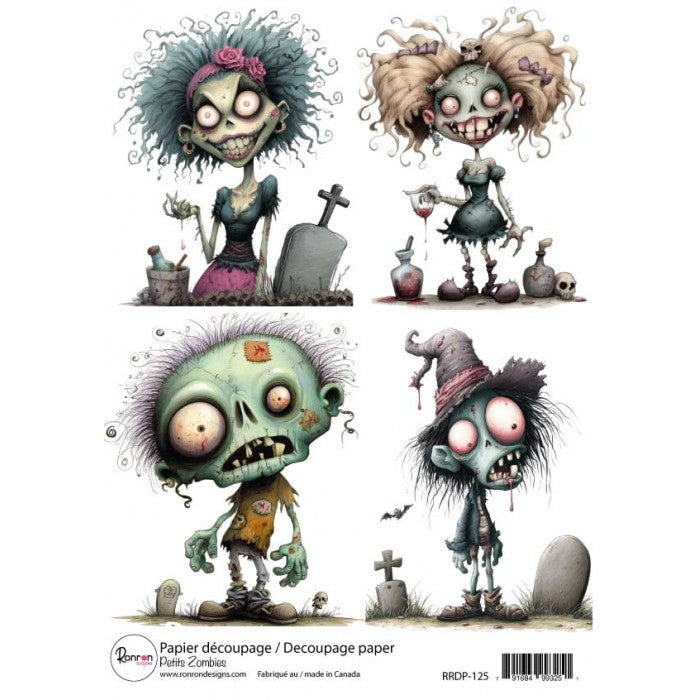 Papier De Riz: Petits Zombies