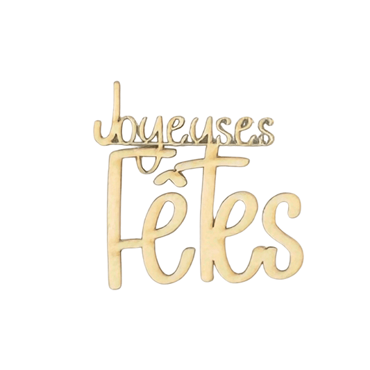 Bois: Joyeuses Fêtes