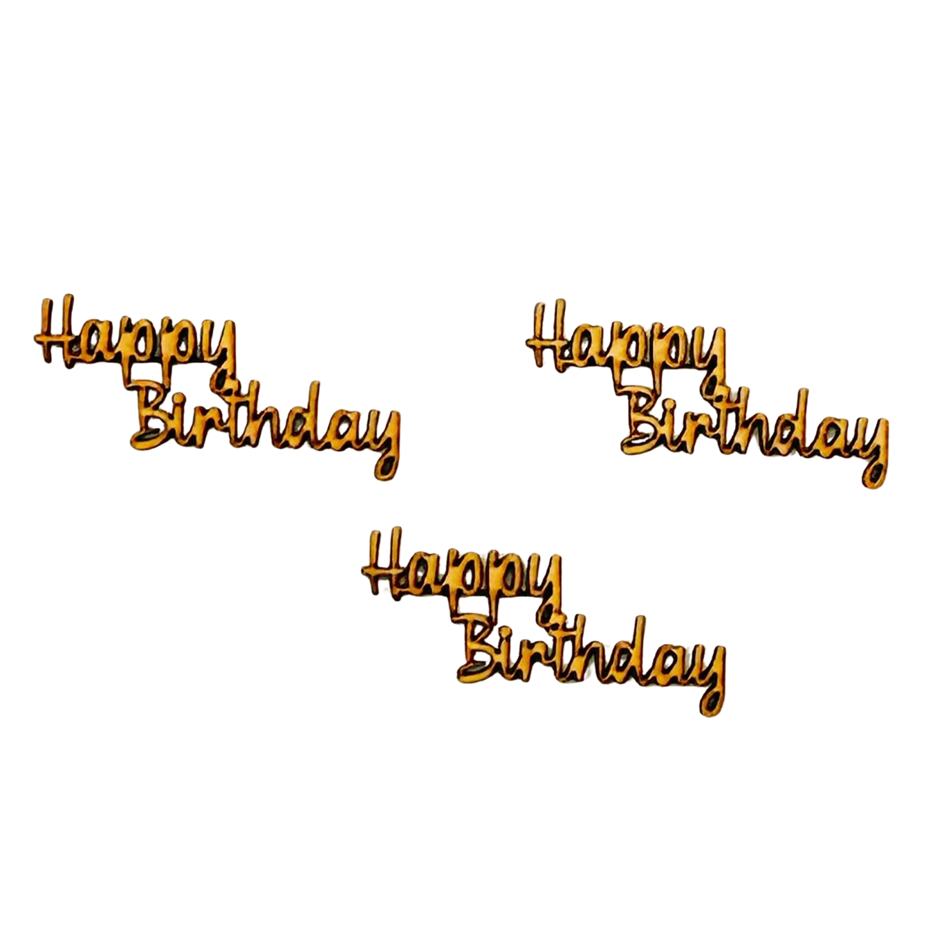 Wood: Happy Birthday