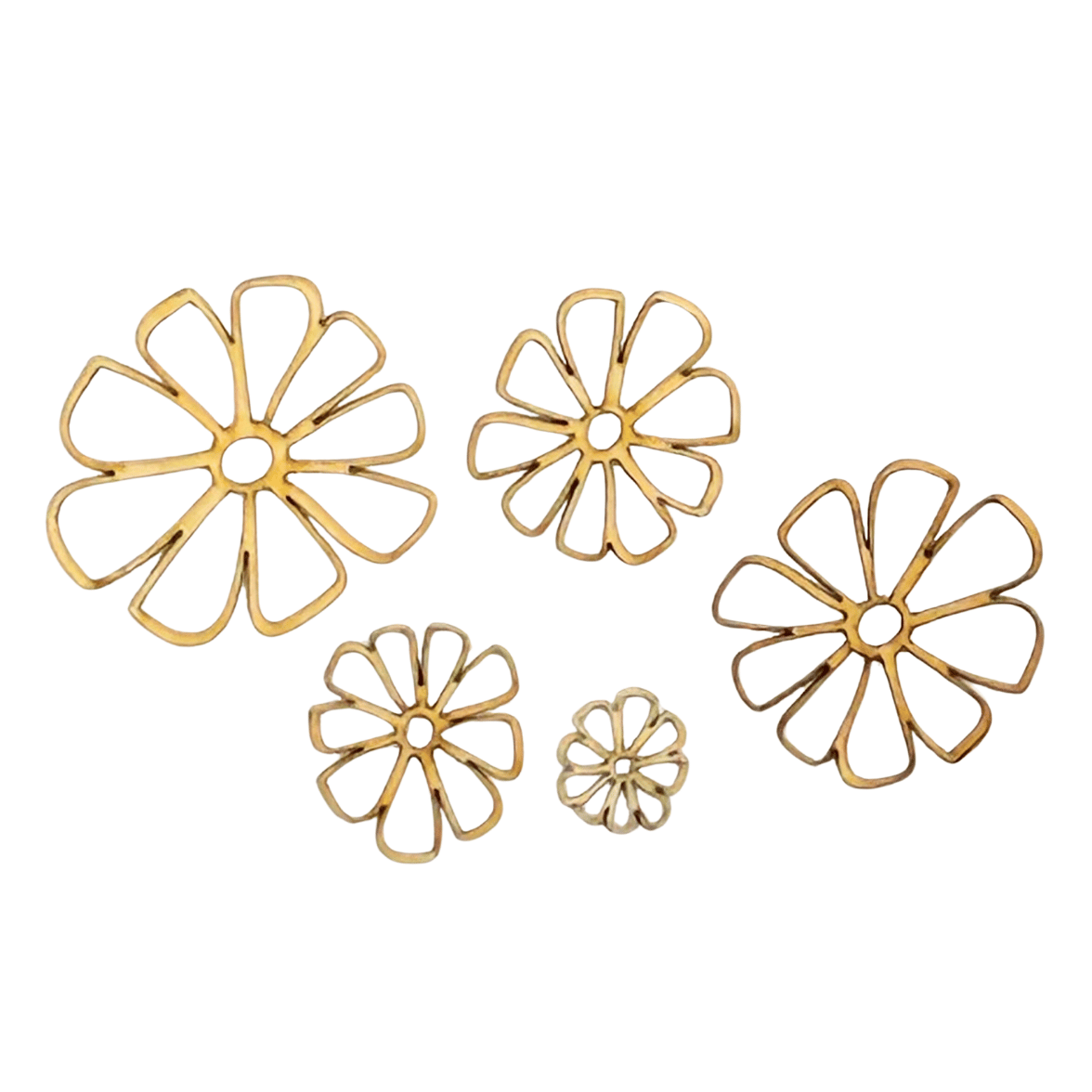 Wood: Retro Flowers