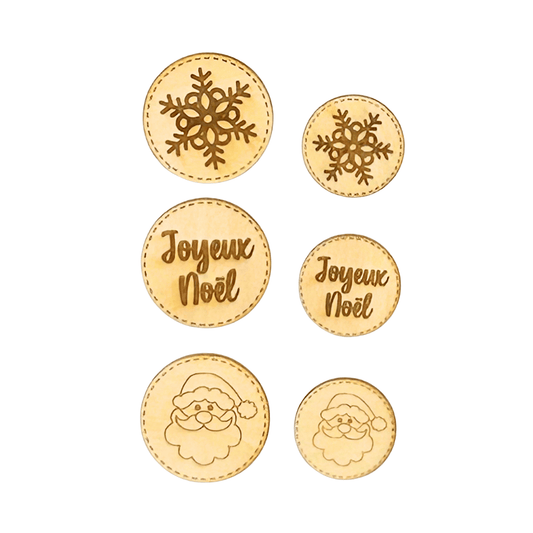 Wood: Assorted Christmas Pastilles