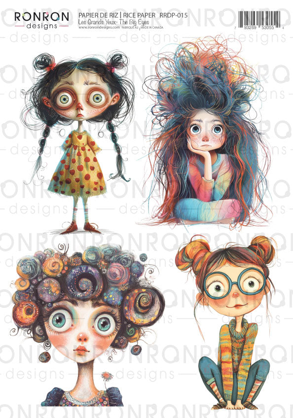 Papier De Riz: Les Grands Yeux