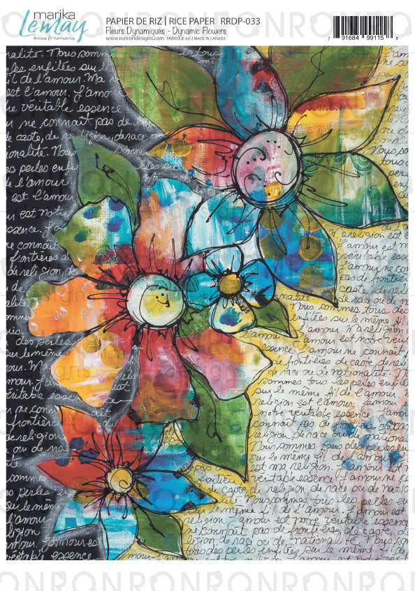 Rice Paper: Marika Lemay Dynamic Flowers