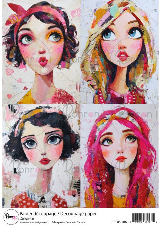 Papier De Riz: Coquettes