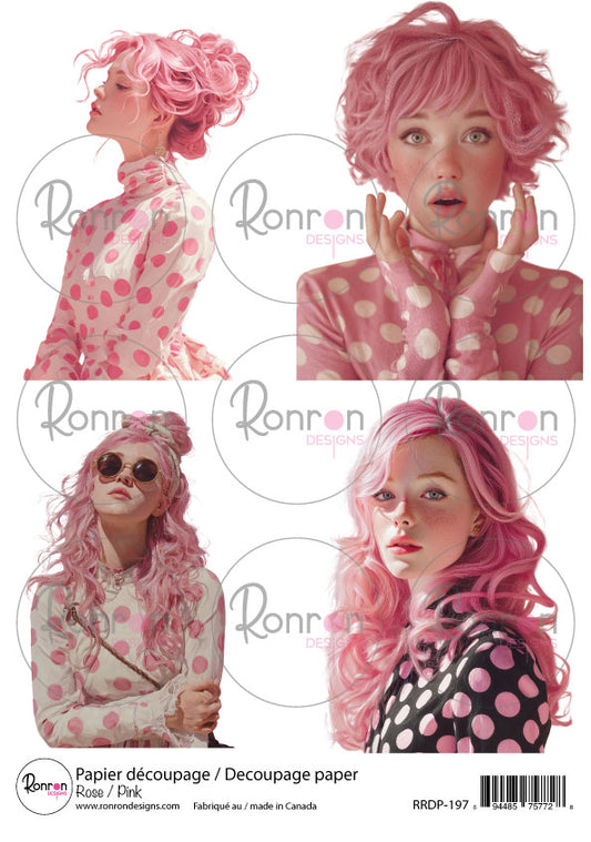 Papier De Riz: Rose