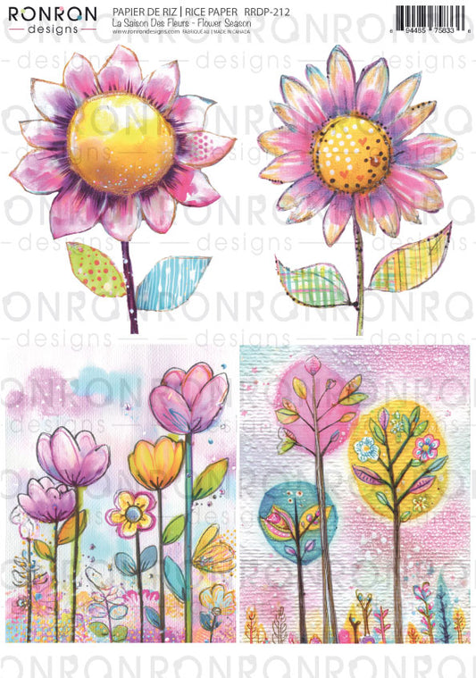 Papier De Riz: La Saison Des Fleurs