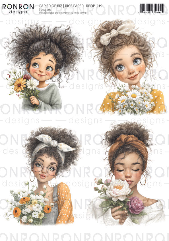 Papier De Riz: Bouquets