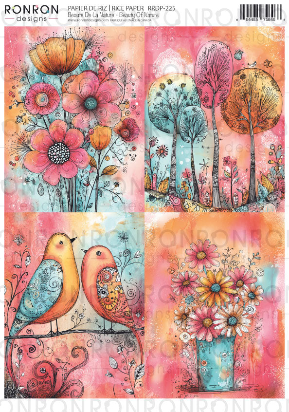 Papier De Riz: Beauté De La Nature