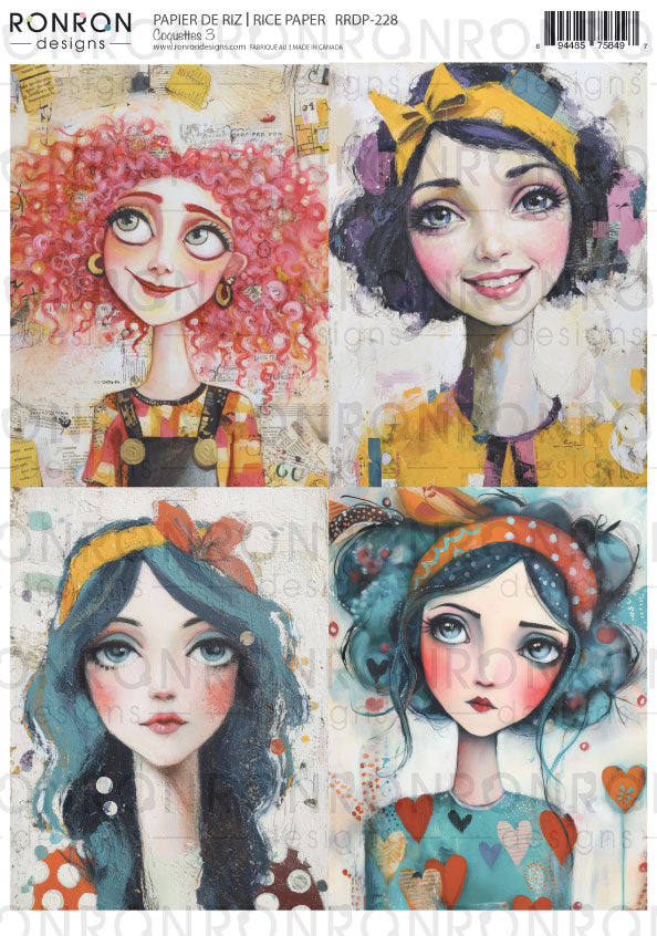 Papier De Riz: Coquettes 3