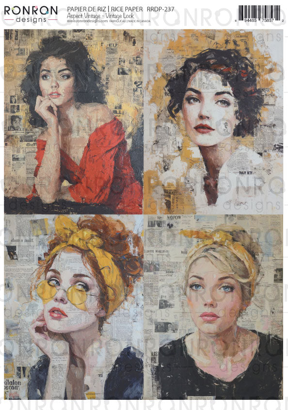 Papier De Riz: Aspect Vintage