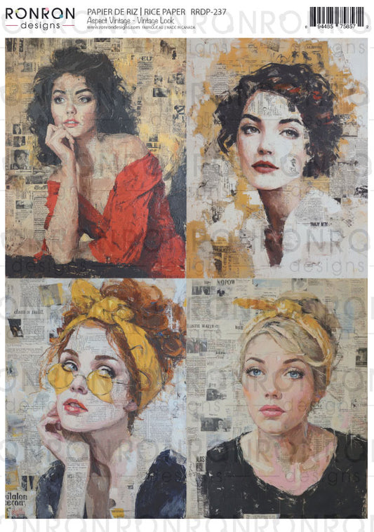 Papier De Riz: Aspect Vintage