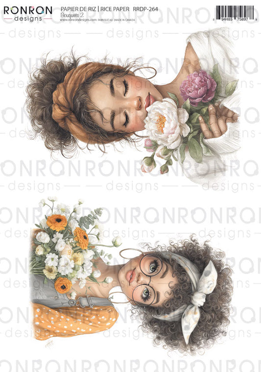 Papier De Riz: Bouquets 2
