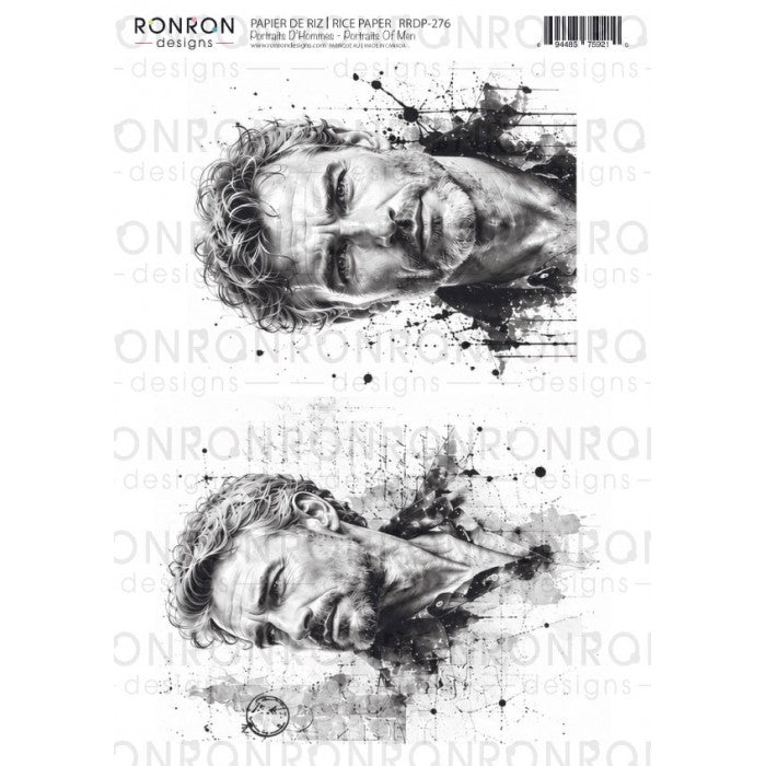 Papier De Riz: Portraits D'Hommes
